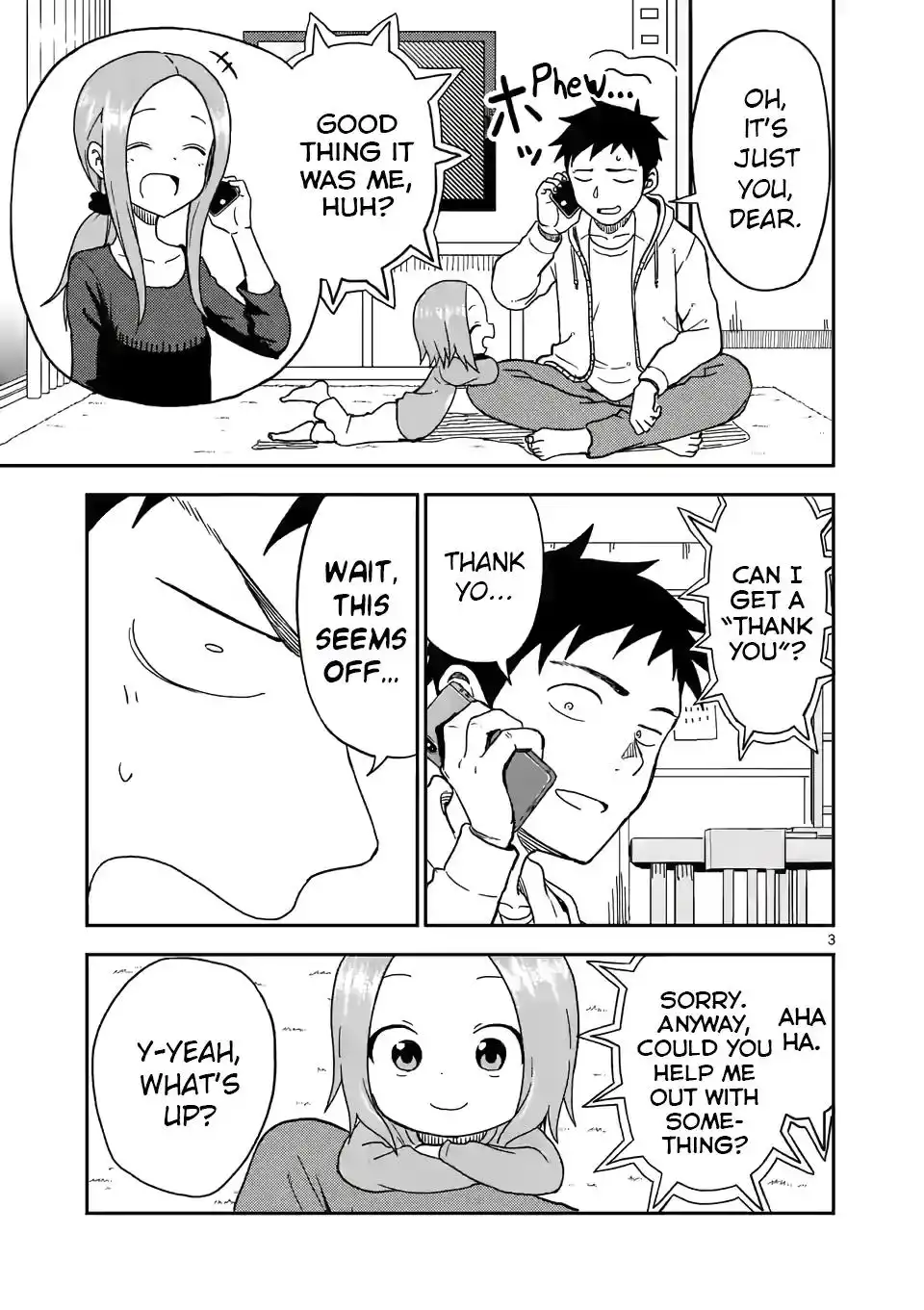 Karakai Jouzu no (Moto) Takagi-san Chapter 86 3